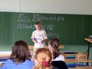 Vaz 1. kategrie Andrej Gogola pri prezentcii svojej prce
